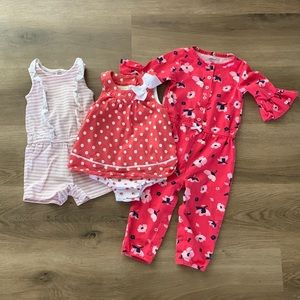 Carter’s Toddler Girl Romper Bundle